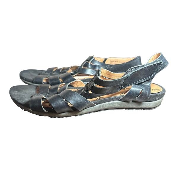 Baretraps Reeta Gladiator Sandals 10M Black Leather Upper Stylish & Comfortable - Picture 7 of 10